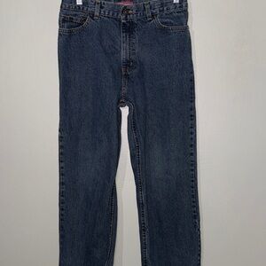 Faded Glory Boys 14 Husky Relaxed Classic Blue Jeans